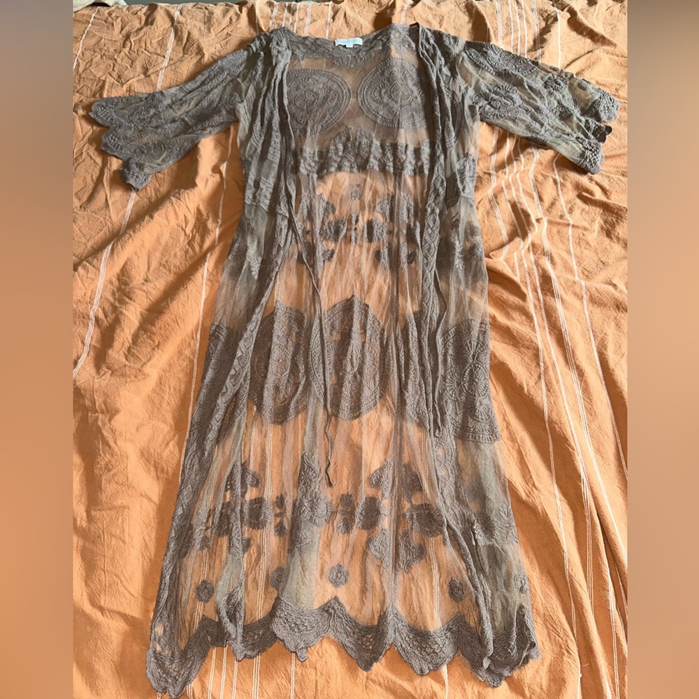 Rebellion sheer cardigan